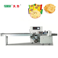 Machine d'emballage horizontale automatique multifonctionnelle à grande vitesse pour l'emballage de biscuits, de gâteaux et d'aliments