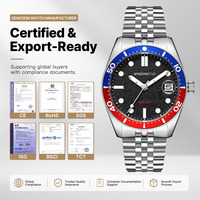 Montre Homme en Acier Inoxydable Certifiée pour l'Exportation, Fabricant OEM Prêt à Personnaliser, Logo Personnalisé, Vente Directe d'Usine, Relojes Para Hombre, Montre Homme