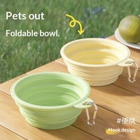 Meilleures ventes : Bols et distributeurs d'eau portables anti-fuite pour animaux de compagnie, accessoires pour animaux, bols de voyage pliables pour chiens et chats, faible MOQ, prêts à être expédiés