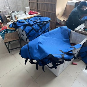 Patient Transport Sheet 120cmx100cm Blue Polyester Waterproof <b>Bed</b> Sheet for <b>Disabled</b> Elderly Mobility Assistance - Product Image 2