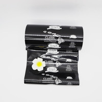 Vente en gros d'emballage de café à film mat Film Opp coloré en plastique PET BOPP avec feuille d'aluminium lisse pour la stratification des copeaux