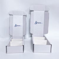 Caja de Envío de Cartón Corrugado Kraft Reciclado Ecológico, Impresa Personalizada, con Separador, para Comercio Electrónico y Envío Exprés