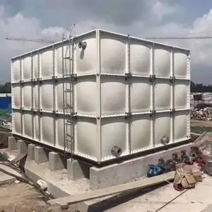 10000litre GRP panel modular FRP fiber water tank for fire protection water