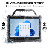 Tablette/ordinateur portable robuste de 14 pouces avec Windows, IP65, Ultra 5/7, tablette industrielle, écran lumineux de 1000 nits pour les tâches industrielles sur site