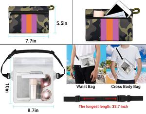 2022 جديد التمويه شريط مخصص الفاخرة السيدات حمل اليد النيوبرين حقيبة تسوق النساء حقائب - Product Image 5