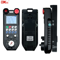 WiXHC Industriel 433 MHz Laser Cutting Wireless Electronic MPG Handwheel Modbus TCP 2.8 Inch Color Screen Manual Pulse Generator