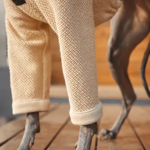 Suéter para mascotas de cuello alto de lujo OEM, ropa de invierno suave y cálida de poliéster para perros, venta al por mayor multicolor para galgos para la temporada de verano - Product Image 6