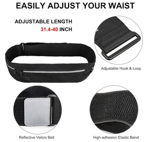 Pabrik sabuk lari Fanny <span class=keywords><strong>Pack</strong></span> latihan kebugaran pemegang telepon reflektif tas pinggang ramping - Product Image 6