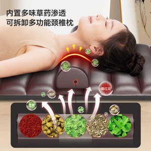 Full Body Massage Chair With Heat And Vibration For Neck Back Waist Legs PU Leather Reclining Electric Chair - Product Image 2