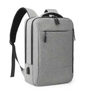 Sac à dos pour ordinateur portable unisexe, imperméable, antivol, géométrique, avec logo personnalisé, avec port USB, pour l'université, les voyages, l'école, 20-39L, vente en gros - Product Image 3