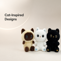 Vente en gros usine : Peluche chat blanc en fourrure douce, jouet de machine à griffes, cadeau pour enfants