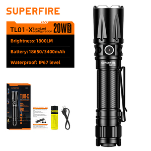 Superfire <span class=keywords><strong>2025</strong></span> mới TL01-X chiến thuật dẫn đèn pin-1863 lumens, IP67 không thấm nước, đuôi chuyển đổi, 6 chế độ ánh sáng - Product Image 6