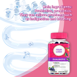 OEM Customized Healthcare Supplement Adults Prebiotic Probiotic <strong>Vitamins</strong> Gummies Immune <strong>Digestion</strong> Enhancing for Pregnant Newborn - Product Image 3