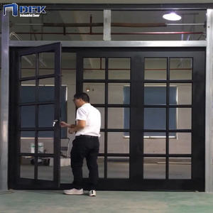 <span class=keywords><strong>Porte</strong></span> <span class=keywords><strong>de</strong></span> <span class=keywords><strong>garage</strong></span> <span class=keywords><strong>motorisée</strong></span> en aluminium avec cadre en aluminium, verre isolant trempé <span class=keywords><strong>de</strong></span> sécurité - Product Image 1