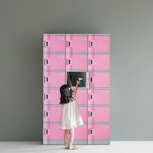 Modern Style High School Locker Colorful Plastic Cabinet for Golf Bag Storage Lockers with Barra Code Locker <b>Smart</b> - Product Image 1
