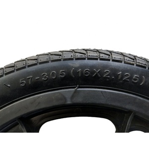 <span class=keywords><strong>Roue</strong></span> de vélo pneumatique neuve de haute qualité 16x2.125 pouces, pneus gonflables, jantes à rayons en caoutchouc/plastique, roulements, pour vélo/chariot à glaces - Product Image 6