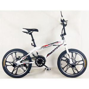 Vélo BMX <span class=keywords><strong>Freestyle</strong></span> pour Enfants, Rouge et Blanc, Vélo de Stunt avec Roues en Alliage pour Garçons, Stunt Urbain et Loisirs - Product Image 6