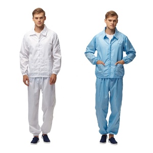 H-1121 Revers Kraag Cleanroom Iso Esd Kledingstuk Antistatische Jas Anti-Statische Kleding - Product Image 1