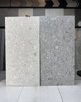 Dalles de terrazzo modernes sur mesure YUSHI, comptoirs en pierre composite inorganique écologique pour cuisines haut de gamme et revêtements muraux de villas