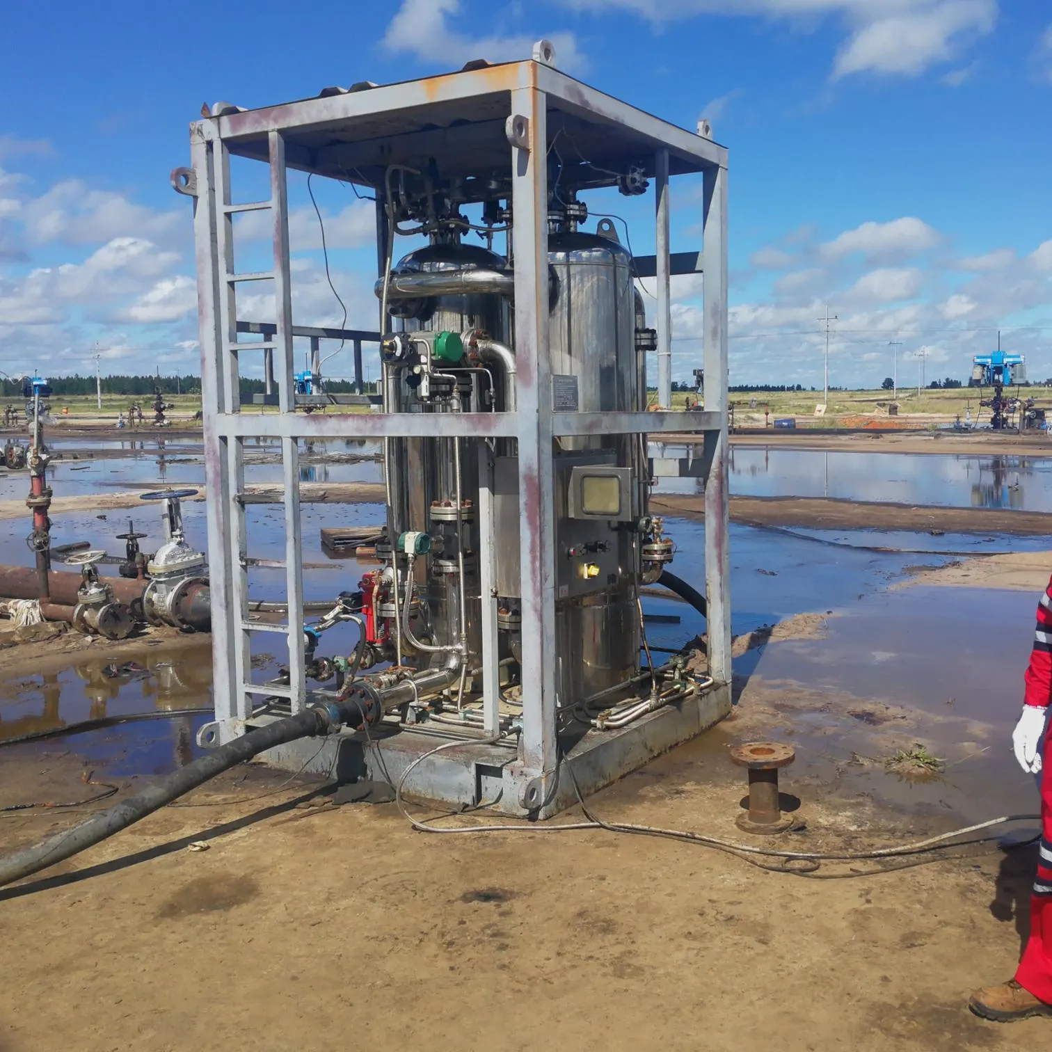 Well Testing And Monitoring Multiphase Flow Meter Used For Oil And Gas Field