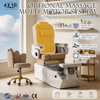 Fauteuil de pédicure professionnel avec spa pour les pieds sans tuyauterie et bassin intégré pour salons de beauté et spas – Vente en gros