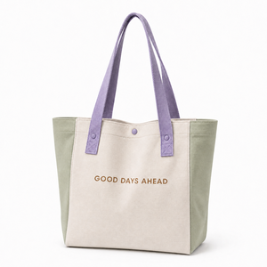 Eco-friendly Cotton <b>Canvas</b> Shopping <b>Bag</b> Durable Tote with Rope Handle and Custom Print for Casual Daily Shopping Wholesale Bulk - Product Image 1