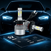 SunRise S2 Auto-LED-Scheinwerfer H13 12V 36W 5200LM 6500K IP67 Wasserdicht Neue Hochleuchtkraft Plug-and-Play Universelle Passform