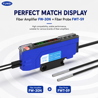 Sonde d'induction à amplificateur de fibre cylindrique FUWEI, capteur à fibre optique à faisceau traversant FWT-59, diamètre extérieur sans filetage