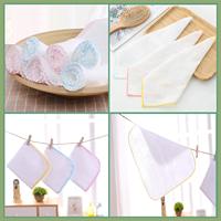 Lingettes en mousseline de coton bio personnalisables avec logo pour bébé, réutilisables, pour le nettoyage du visage, démaquillantes, douces, exfoliantes et délicates