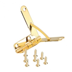 WEKIS Modern Design Steel and Stainless Steel Hinge Supports for <b>Small</b> Wooden Jewelry Wine or Watch Case Boxes for Hotels - Product Image 2