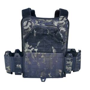 Gilet tactique porte-plaques personnalisable en gros, direct usine, pour la sécurité, le RCF, le CS, la chasse, l'insertion, l'entraînement personnel et d'équipe - Product Image 3