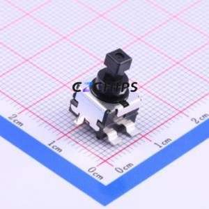 SPEF210101 Push Button Switch SMD Switch Self-Locking Square Plunger Through Hole 1A - Product Image 1