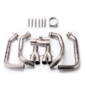 Para <span class=keywords><strong>Kawasaki</strong></span> Z1000 Tubo de Escape Colector 4 en 1 con Salida Única <span class=keywords><strong>2010</strong></span> ~ 2021 Z1000 <span class=keywords><strong>Ninja</strong></span> <span class=keywords><strong>1000</strong></span> Bajante - Product Image 3