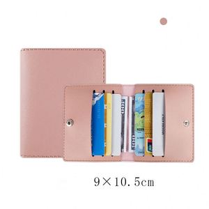 Factory Wholesale Spot Thickened Pu Leather Id Custom Logo Business <b>Card</b> Bag <b>Holder</b> - Product Image 2