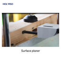 HOLYISO Dégauchisseuse-Raboteuse Combinée Polyvalente Universelle pour le Travail du Bois et la Menuiserie, Machine à Bois Multifonction