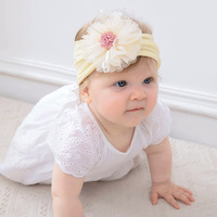 Accessoires de bébé européen et américain fille fleur bandeau de mode bandeau de cheveux pour nouveau-né mignon