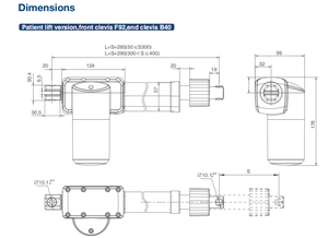 Jiecang thấp hoạt động tiếng ồn 24V 29V giường bệnh viện tuyến tính điện Thiết bị truyền động từ Trung Quốc - Product Image 4