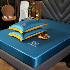 Nuevo Juego de Ropa de Cama de Lujo Hilton, Juego de Sábanas Suaves de 3 Piezas, Sábana Ajustable de Satén - Product Image 2