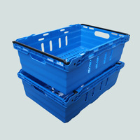 Duohui Plastic Fruit- en Groente Sorteermanden Verdikte Uitgeholde Blauwe Transportmanden China