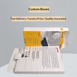 Boîtes de charge rapide personnalisées, emballages pour batteries externes et cartons pour câbles avec design gratuit - Product Image 4