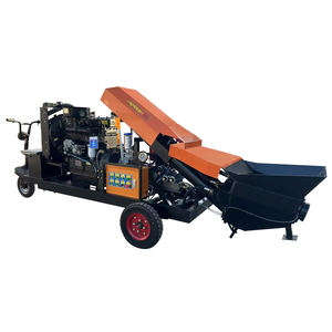 Mini Bomba de Concreto Diésel Pequeña Portátil para Transporte de Hormigón, Precio de Máquina Pumpcrete Personalizable, Bombas de Concreto - Product Image 5
