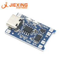 Module de charge de batterie au lithium TP4056 1A avec protection contre les surcharges et les décharges excessives, BMS Type-C / Micro USB