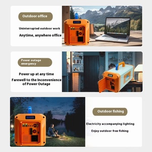 Solar1000W Outdoor Mobile <b>Power</b> Supply 220V Lithium Iron Phosphate <b>UPS</b> MPPT Solar Panel US Pure Sine Wave 110V Mobile <b>Power</b> - Product Image 3