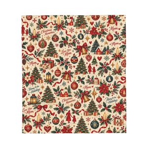 Decorative Promotional Soft Fluffy <b>Christmas</b> Tree Ornament Print Throw <b>Blanket</b> for Home Bed Decoration - Product Image 4