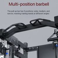 Máquina Smith Profesional Multifuncional, Rack de Sentadillas, Entrenador de Crossover con Cables, Equipo de Gimnasio en Casa