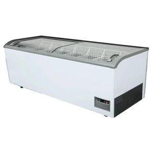 Unité de réfrigération combinée commerciale-congélateur et armoire de réfrigérateur de l'île de dégivrage automatique pour les supermarchés - Product Image 1