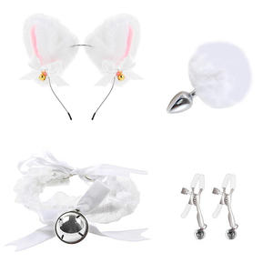 Set de Juguetes Sexuales SM para Mujer: Anillos para el Cuello y Pinzas para Pezones - Juguetes Divertidos - Product Image 3