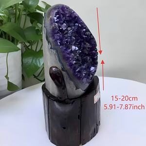 Geodas de Amatista Natural de Alta Calidad al por Mayor, Racimos de Cuarzo, Cristales Populares para Decoración - Product Image 4