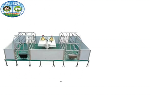 Vendite dirette in fabbrica su misura scrofa letti per maialino casse per animali in acciaio zincato a caldo gabbie per animali in stile europeo One-Stop - Product Image 2