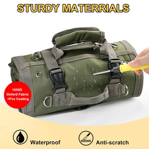 Bolsa de Herramientas Enrollable, Organizador de Herramientas para Electricista, Bolsa de Herramientas Portátil para Motocicleta, Caja de Herramientas para Trabajos en Madera, Regalo para Mecánico o Artesano - Product Image 3